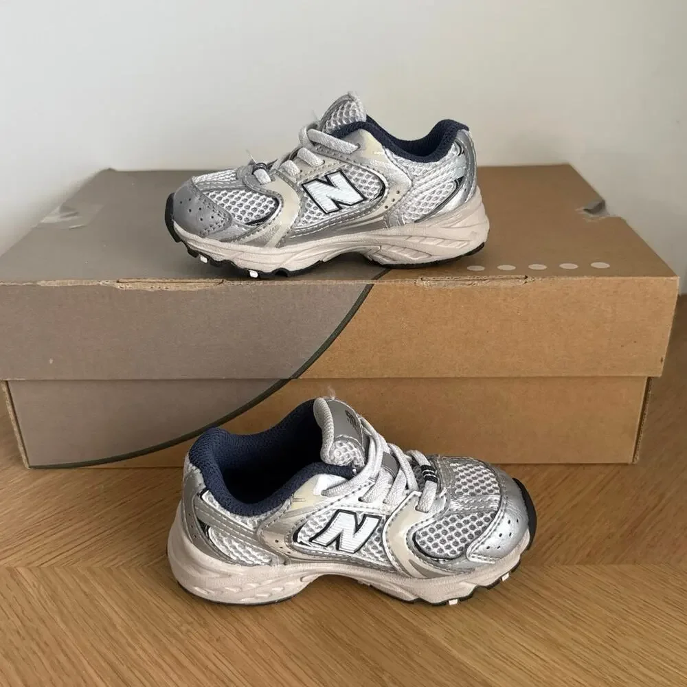 New Balance 530 ‘Summer Fog Navy’ Toddler Sneakers- SZ 7 C - Picture 8 of 10